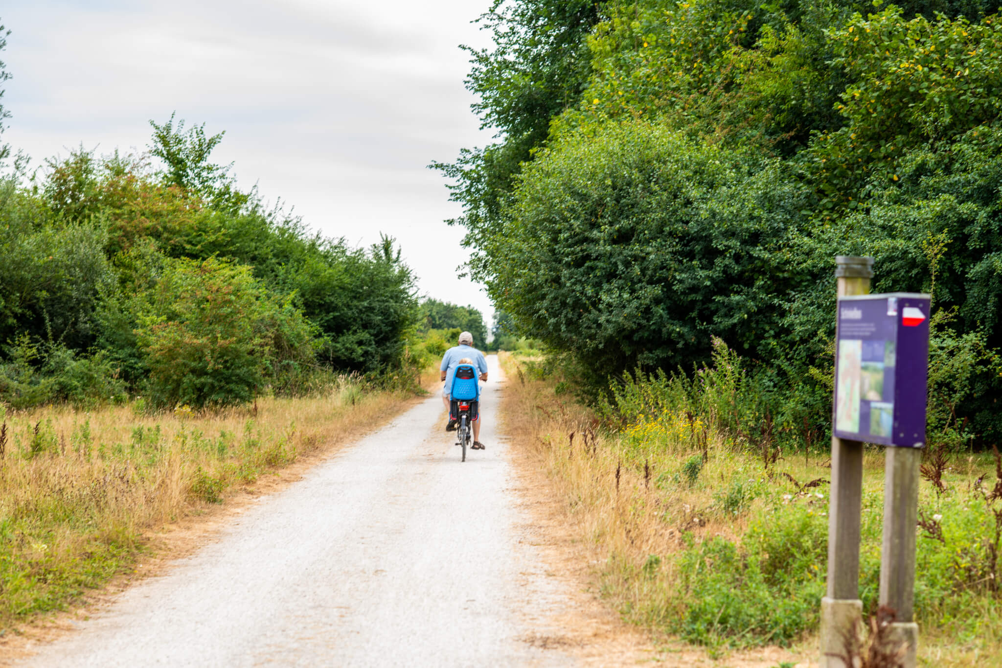 Cycling and walking Schinkelbos Aalsmeer