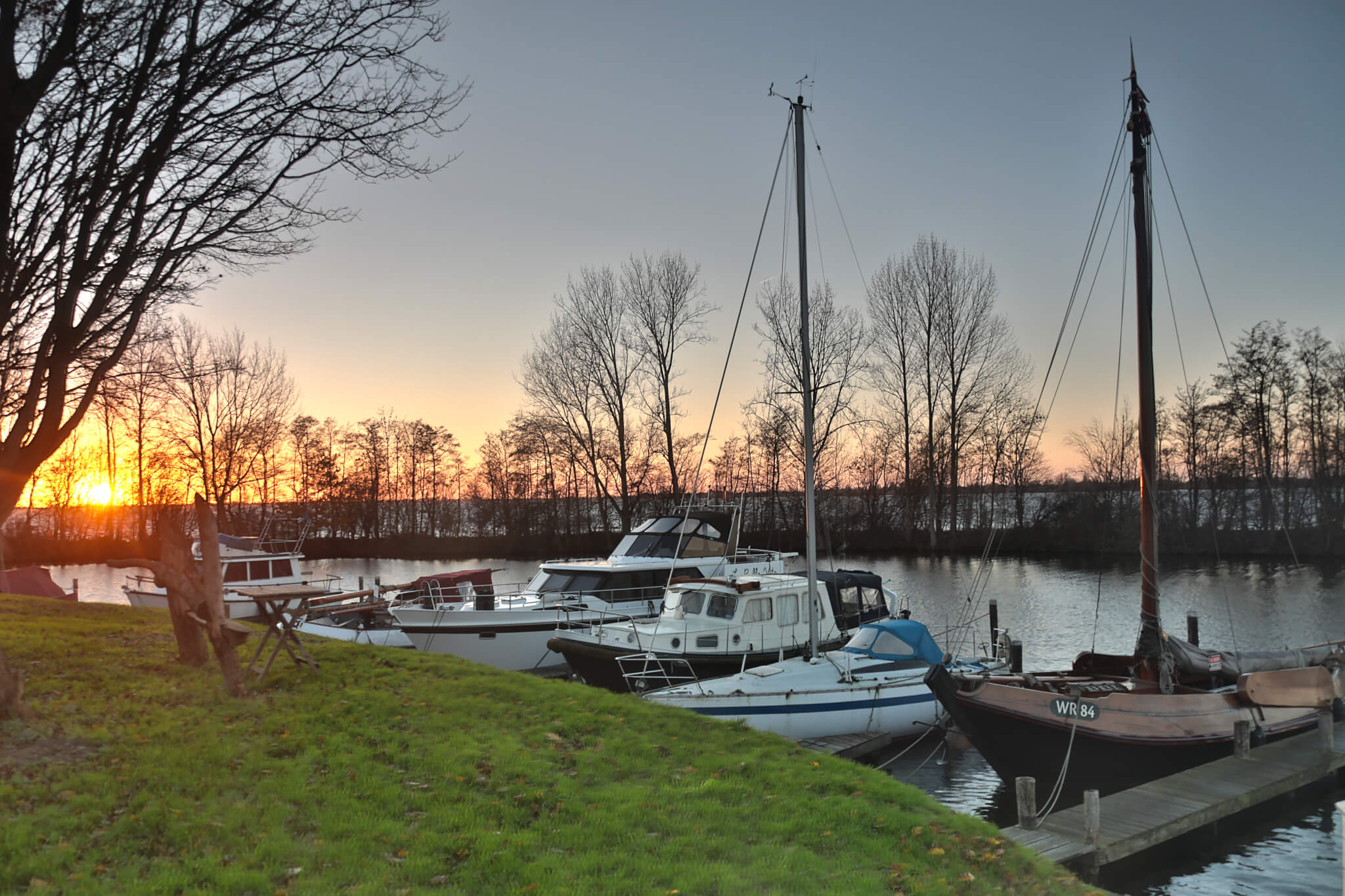 Marina sunset Aalsmeer