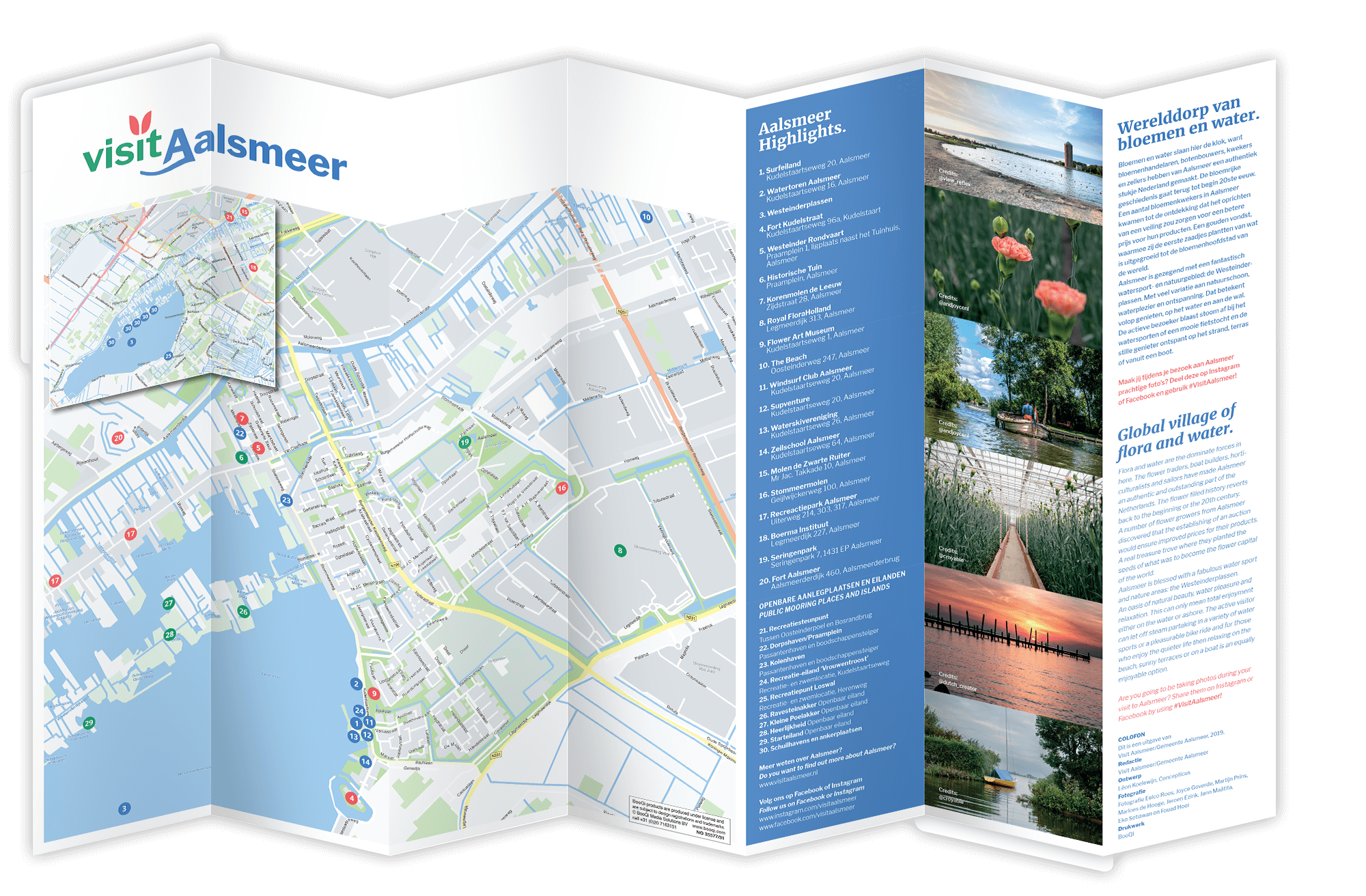 Plattegrond van Visit Aalsmeer