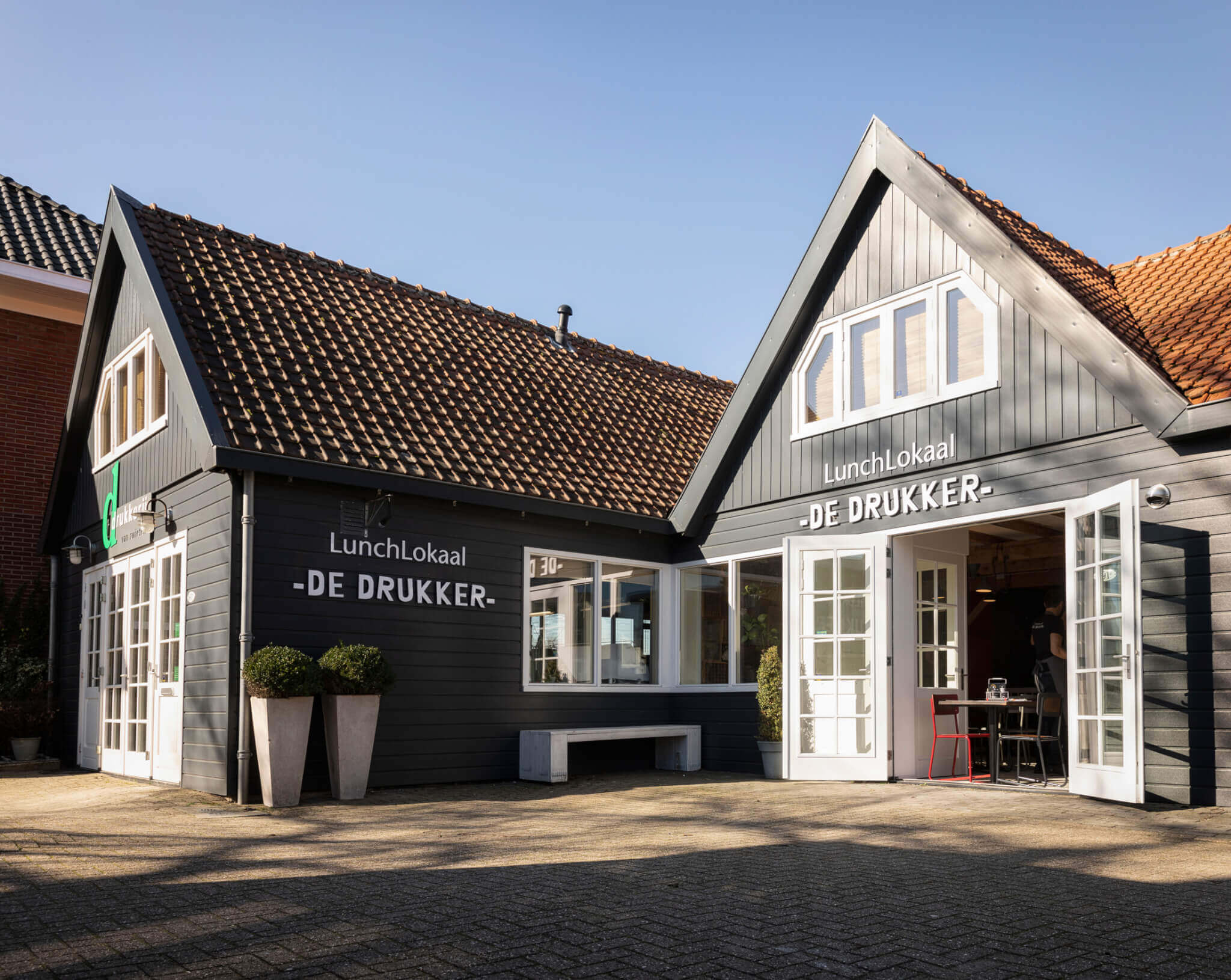 Lunch in Aalsmeer, Amsterdamse Bos: Lunchlokaal de Drukker