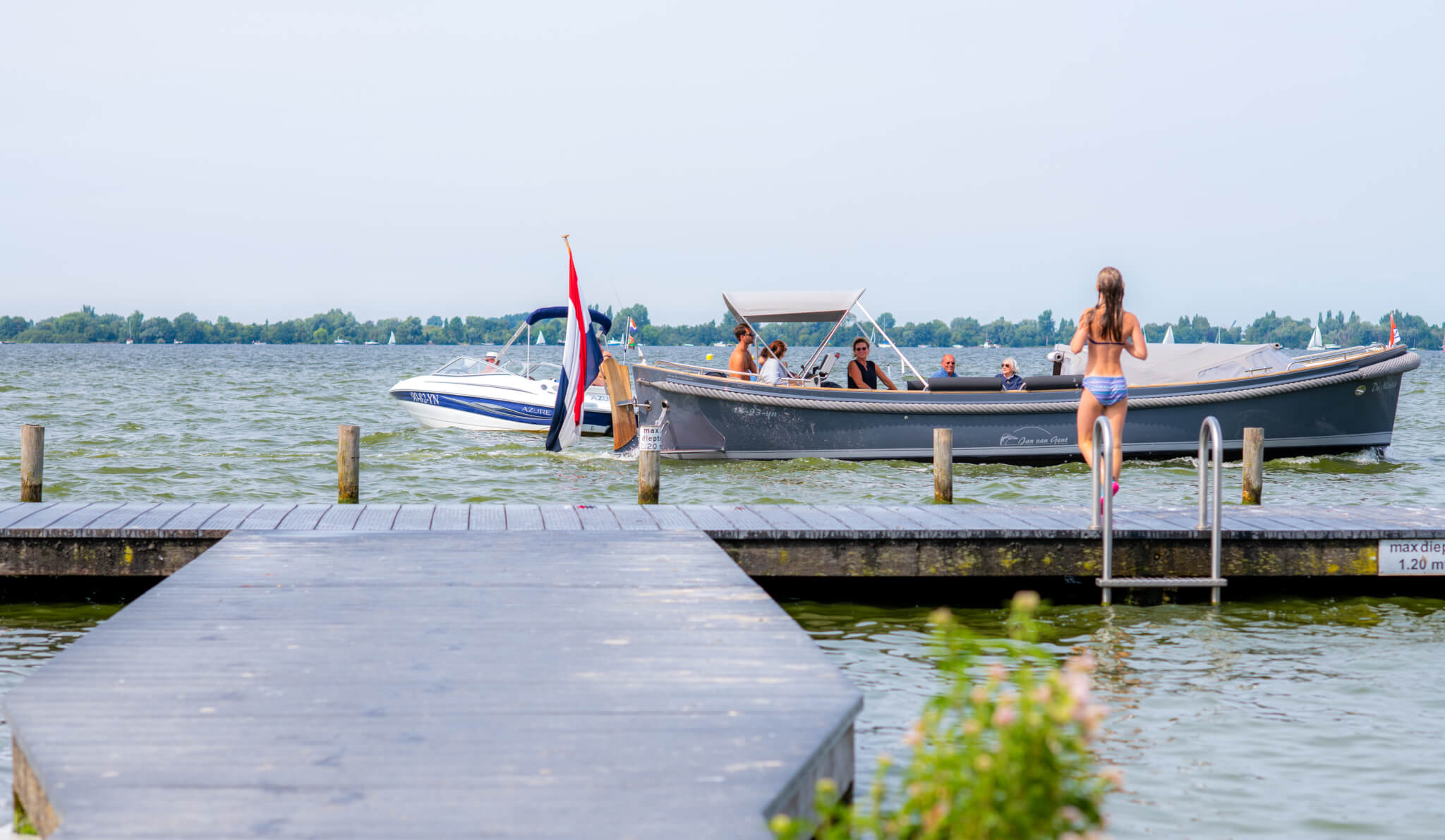 Swimming Jetty Kudelstaart - Swimming Westeinderplassen