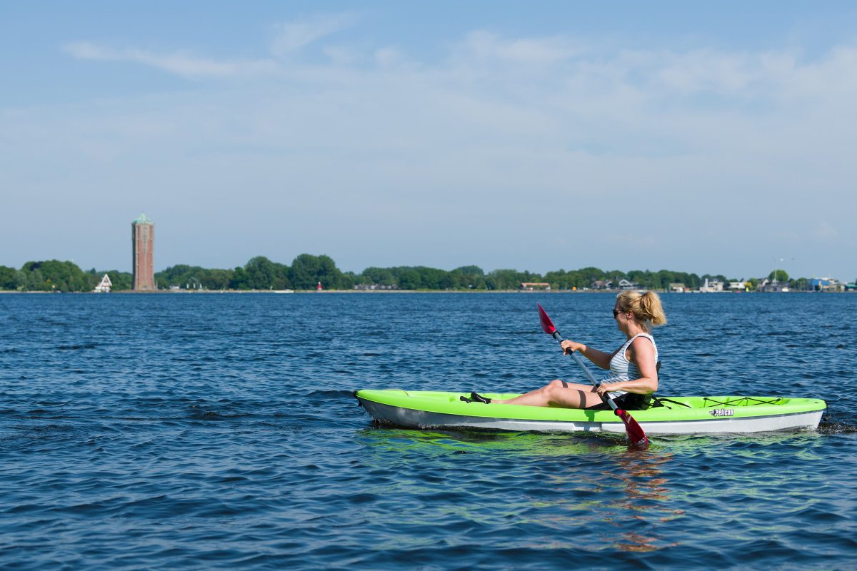 Kanoën op de Westeinderplassen