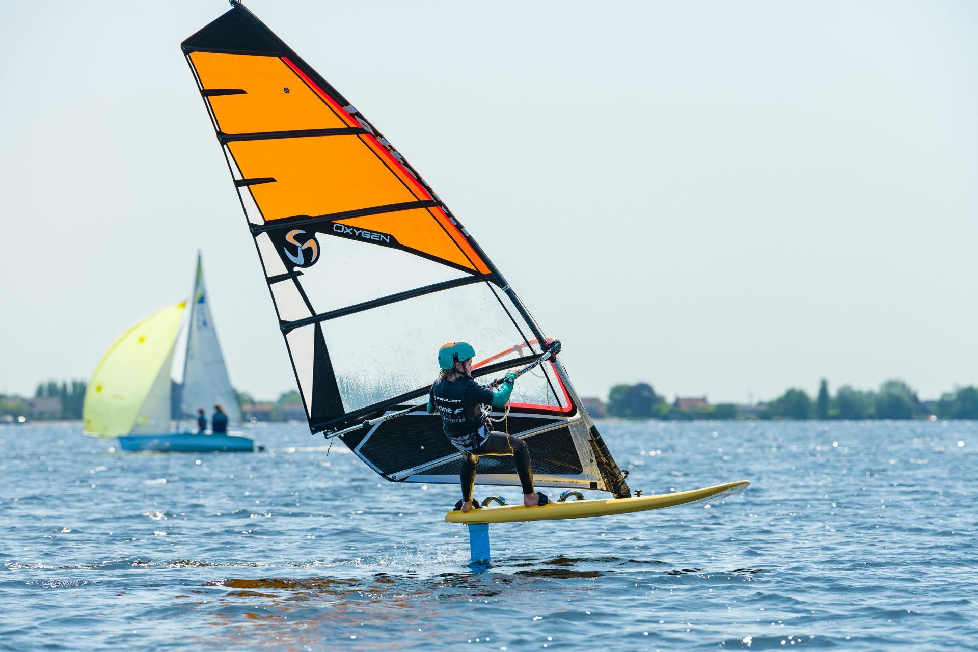 Windsurfen op de Westeinderplassen