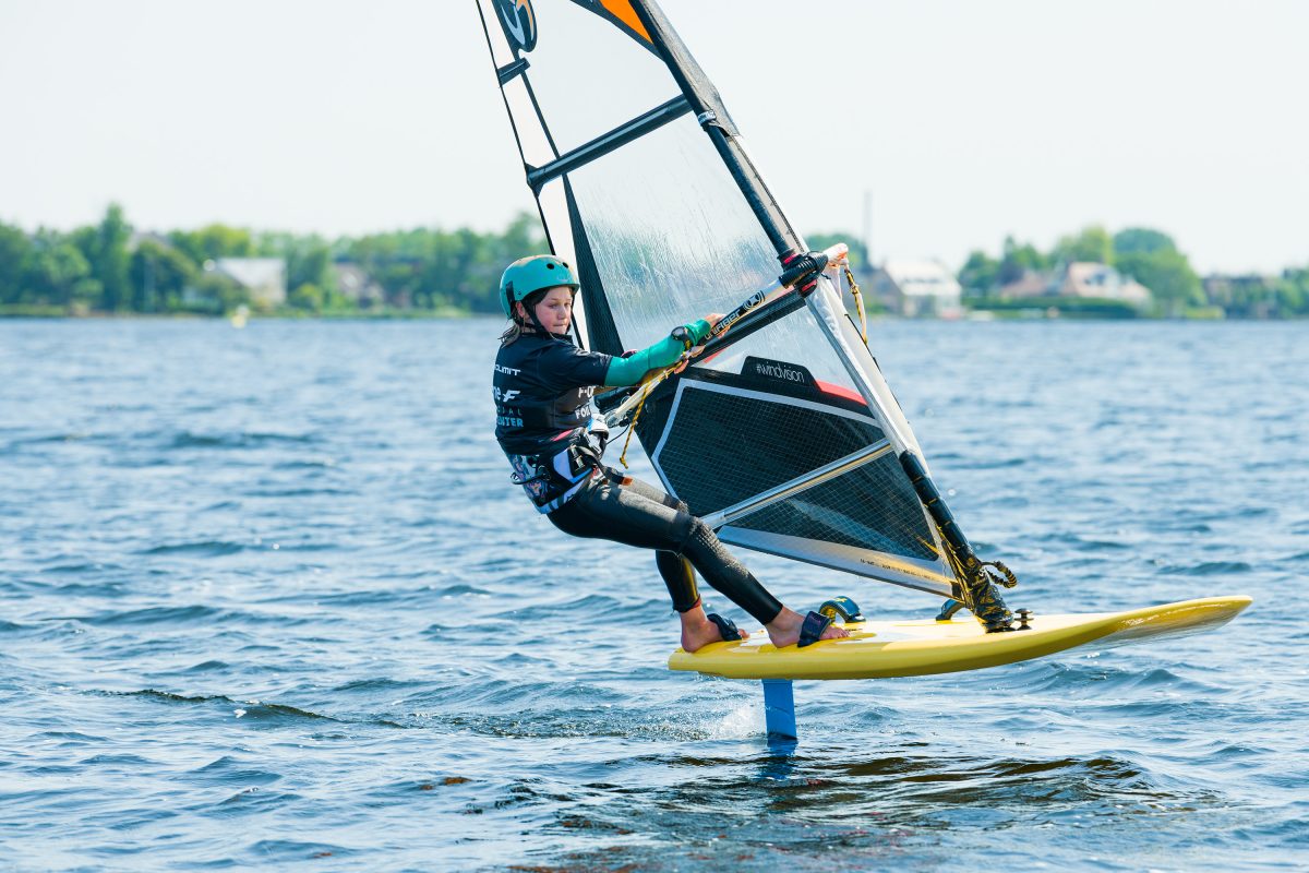 Windsurfen op de Westeinderplassen