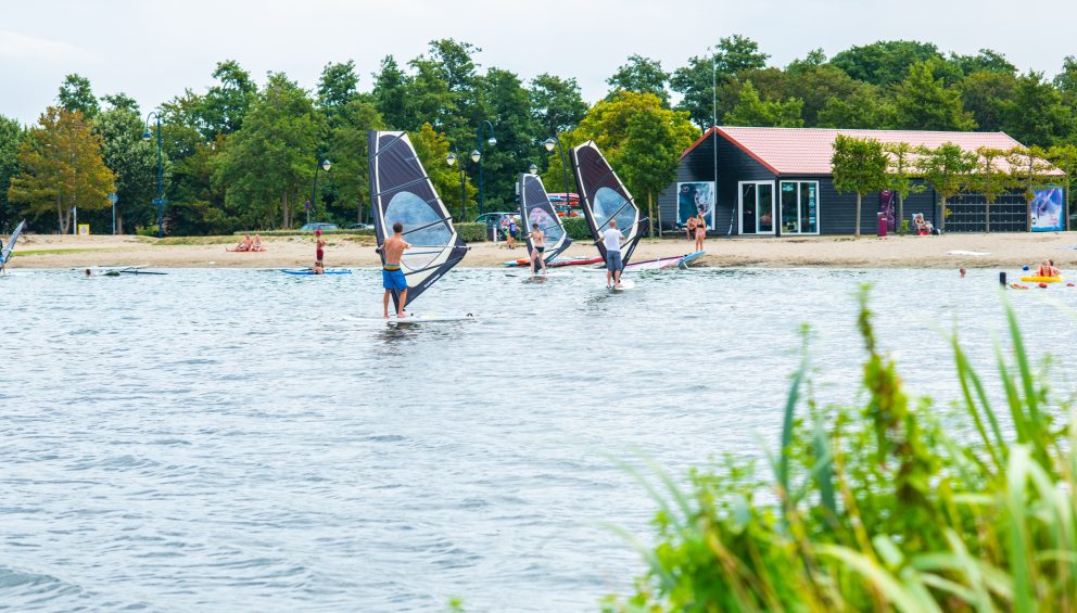 Windsurfen op de Westeinderplassen